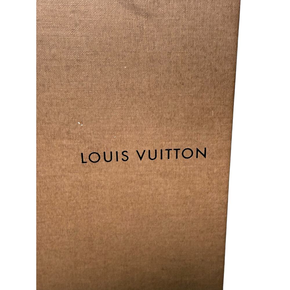 Louis Vuitton Empty Rectangular Brown Gift Box Le… - image 3